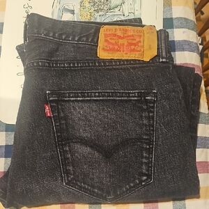 Levi's Black Denim Jeans with Red Tab